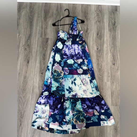 Anthropologie Maeve One Shoulder Maxi Dress - Picture 8 of 8